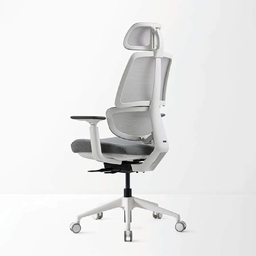 G3 High-Back Mesh Chair with Dual Backrest - White Saudi Arabia 4